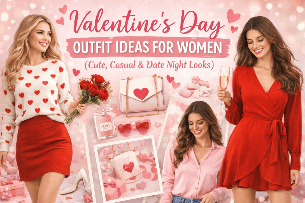 Valentine’s Day Outfit Ideas for Women (Cute, Casual & Date Night Looks)